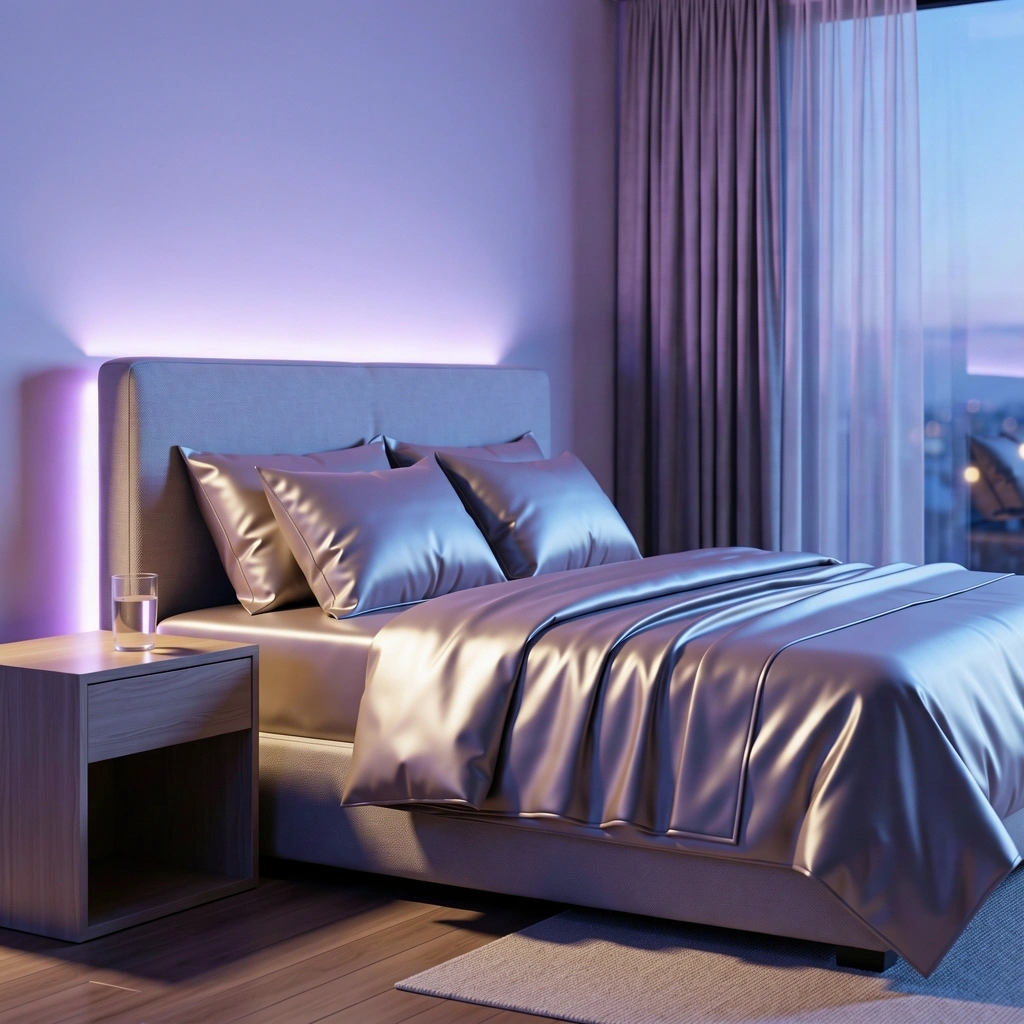 Ruhige Schlafatmosphäre bei Nacht